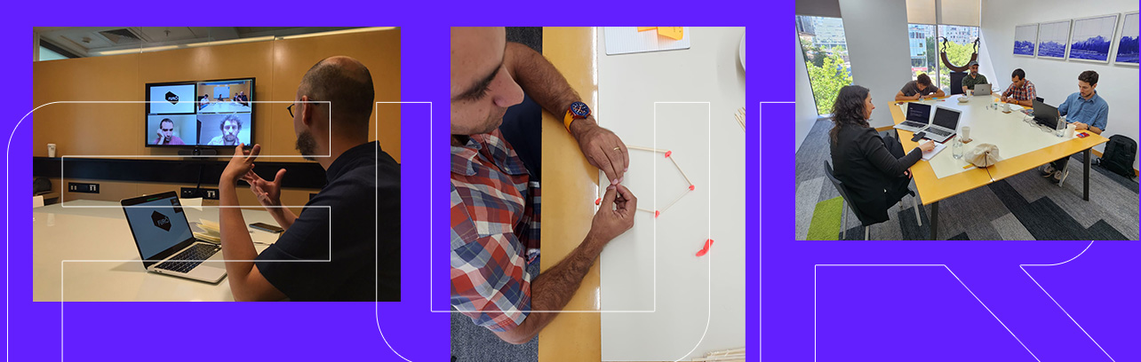 Fotografías del proceso de trabajo